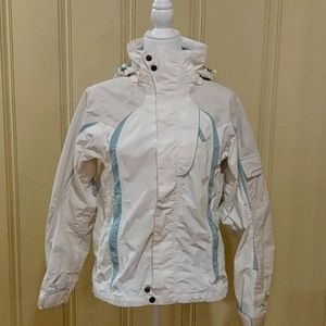 North Face white jacket, Hyvent women's small